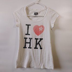 Giordano Womens White Shirt Sz M